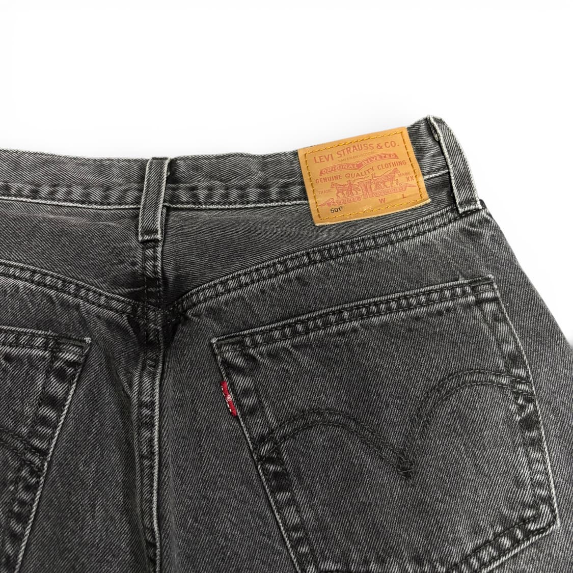 28 리바이스501 흑청 데님팬츠 상품이미지3