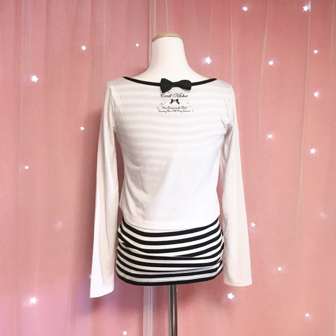 세실맥비 레이어드 탑 갸루 헤이세이 y2k 유일매물 상품이미지6