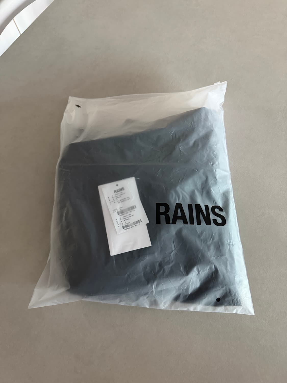 RAINS 레인스 스톰 브레이커 자켓 블랙 XL 상품이미지3