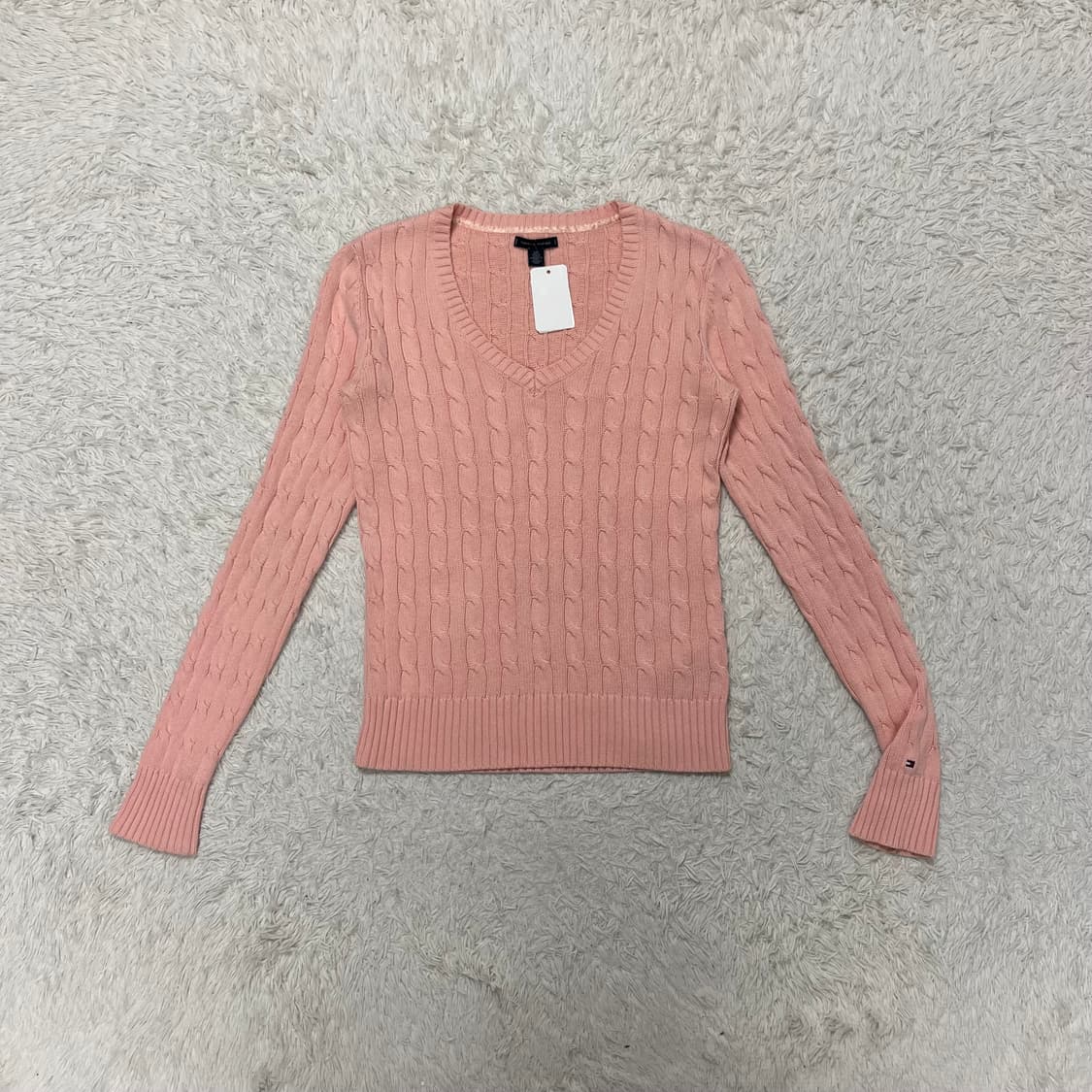 Tommy Hilfiger apricot cable knit 상품이미지4