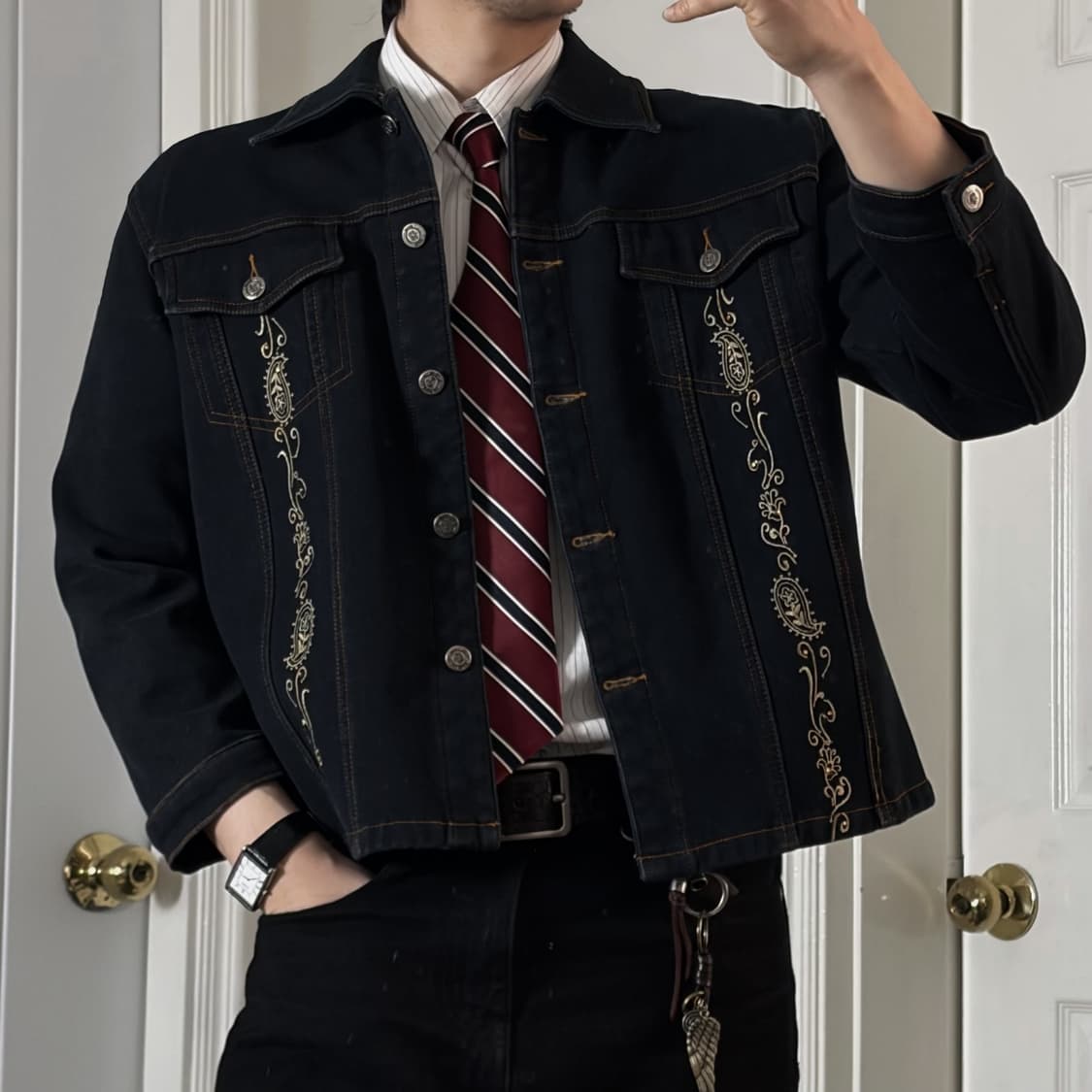 니들워크 데님 자켓 상품이미지2