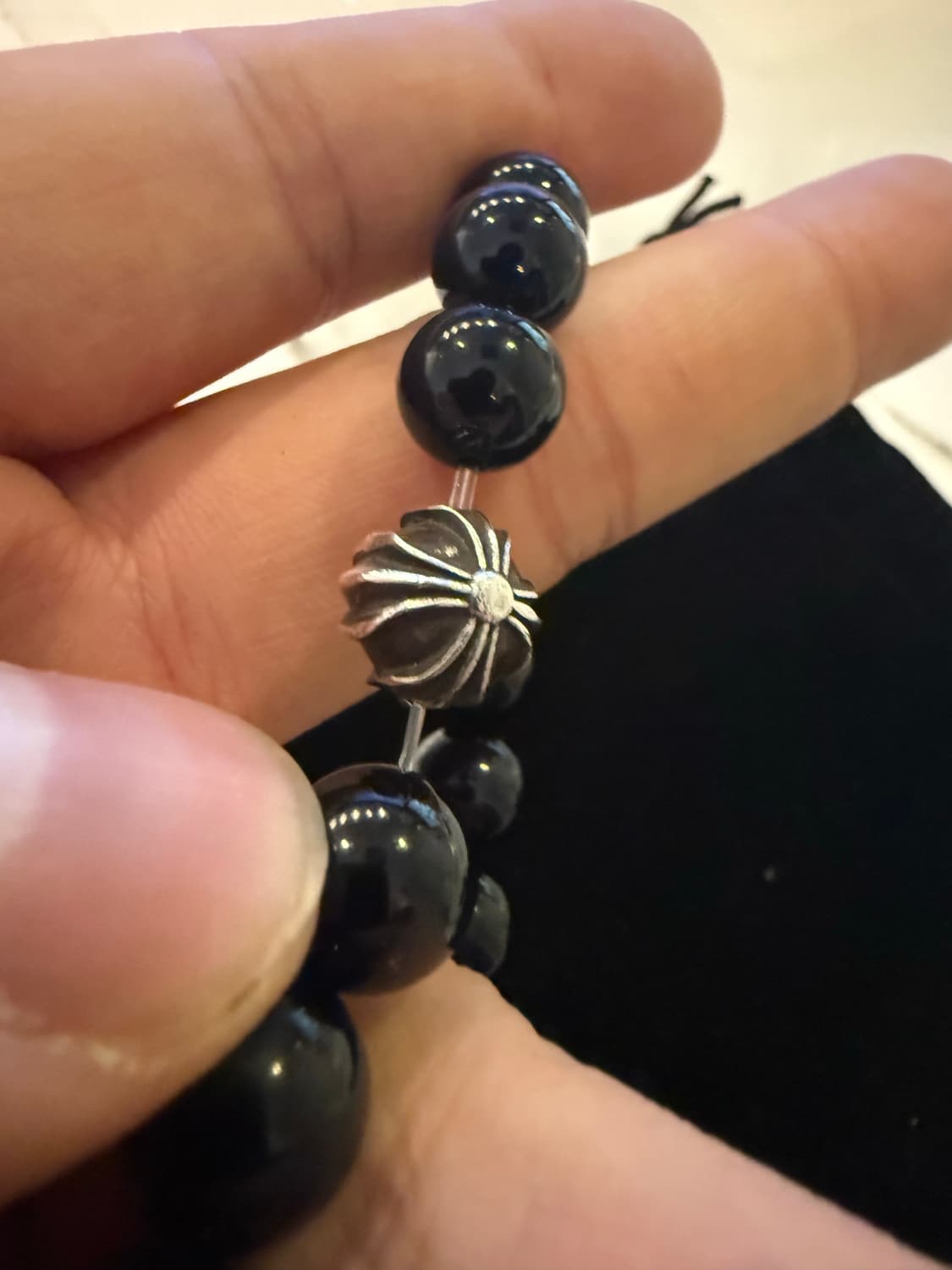 크롬하츠 10MM 8볼 비즈팔찌 상품이미지6