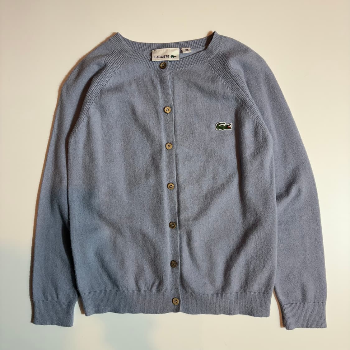 라코스테 연보라 울 니트 가디건  상품이미지1