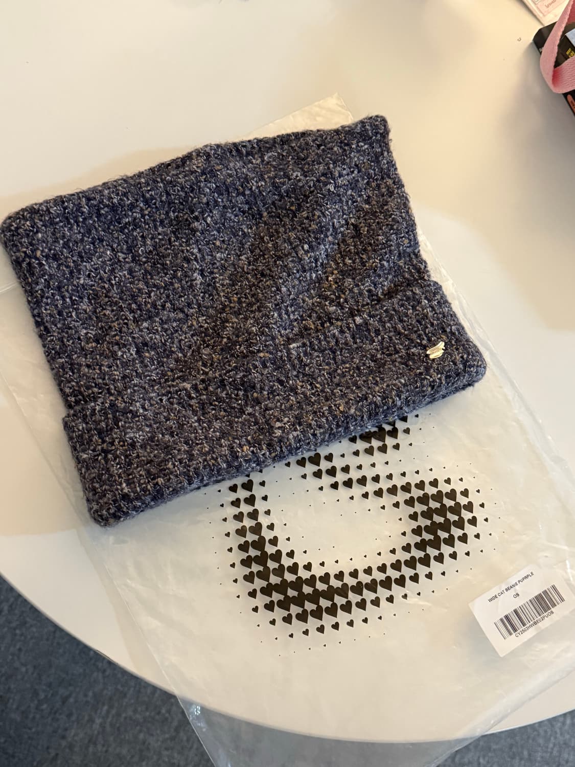 코이세이오 와이드 캣 비니 퍼플 상품이미지6