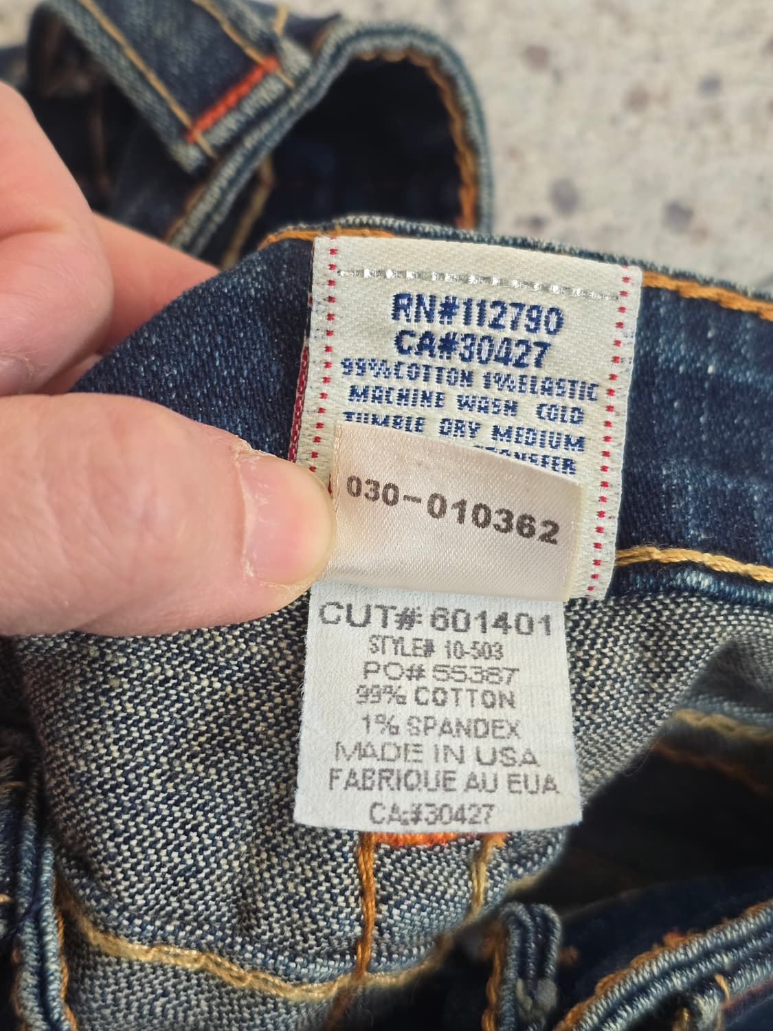 트루릴리전 조이 로우라이즈 부츠컷 데님 팬츠 29 상품이미지9