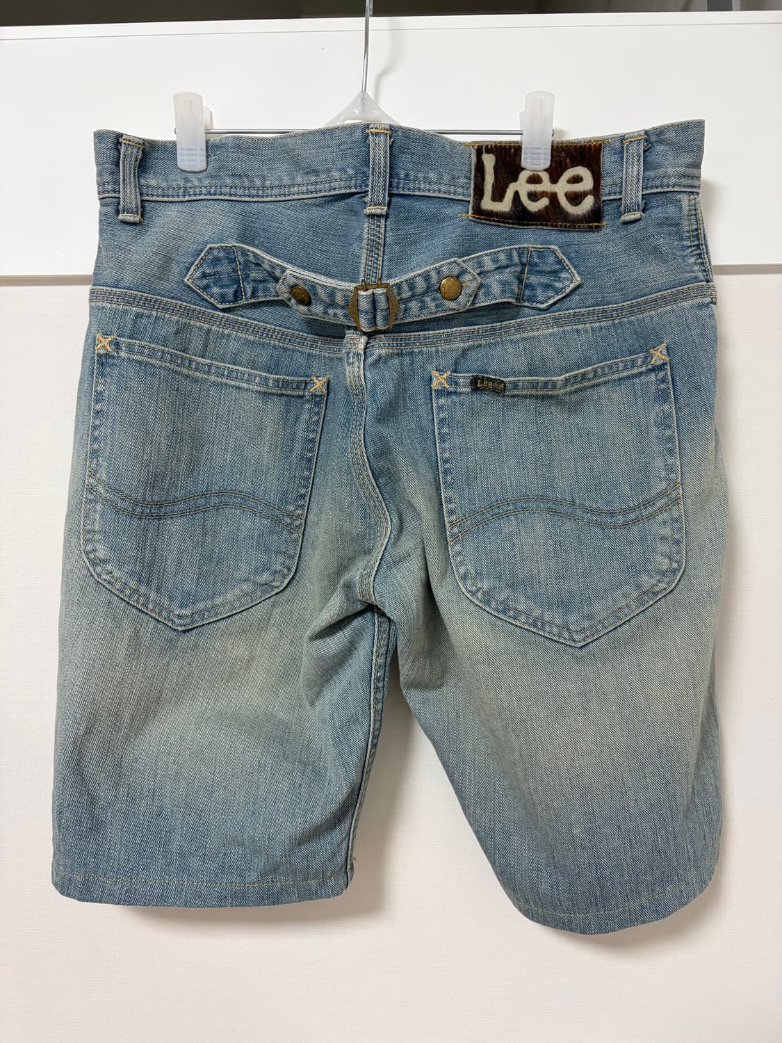 LEE cowboy 송치탭 연청 반바지 상품이미지1