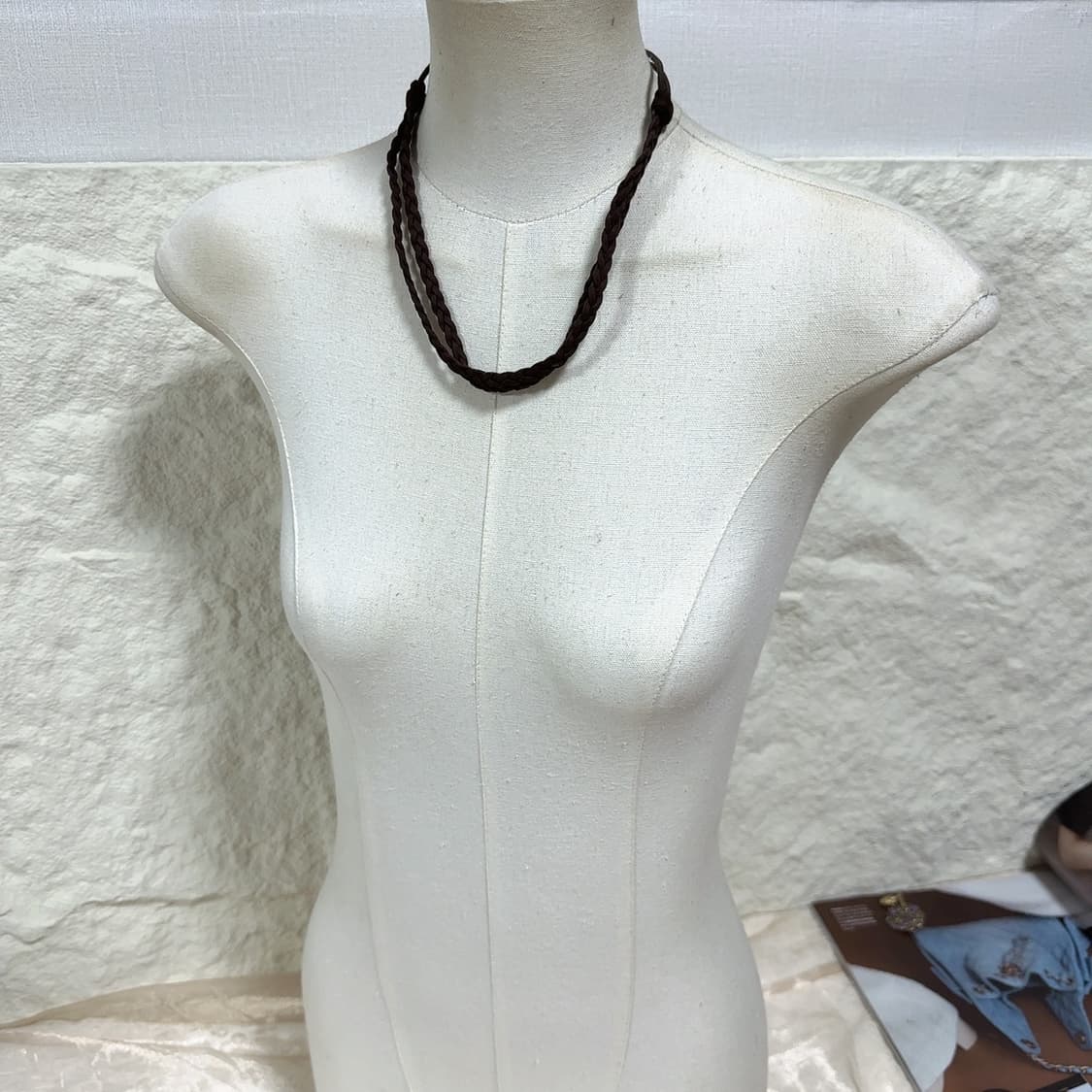 빈티지 밴딩 스웨이드 목걸이 상품이미지1