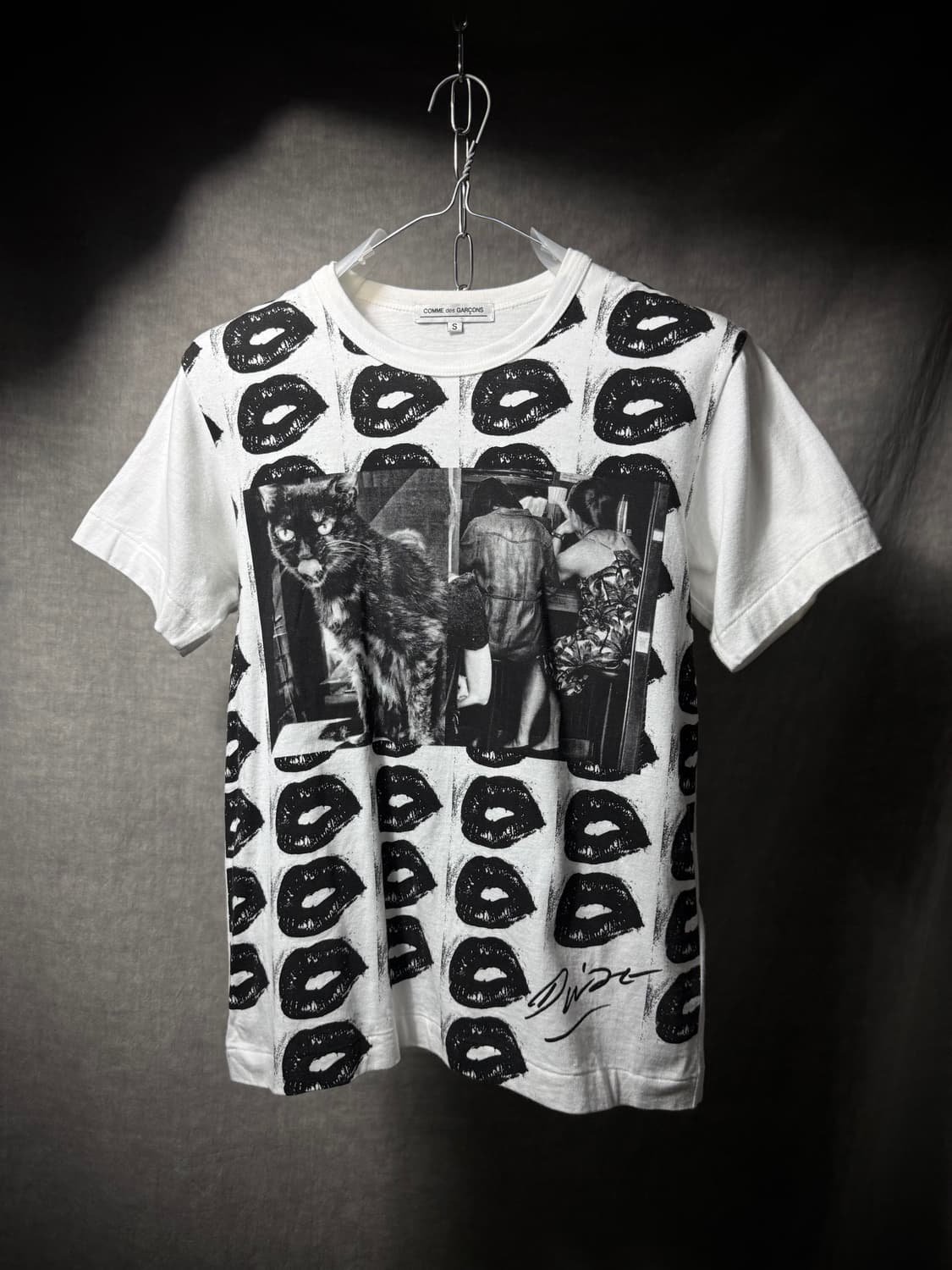 꼼데가르송 모리야마 다이도 아오야마 고양이 티셔츠 상품이미지1