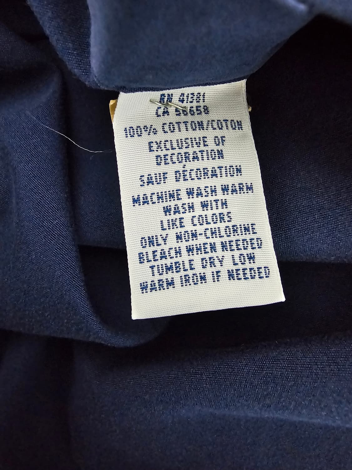 폴로 랄프로렌 네이비 반팔 셔츠 M 상품이미지4