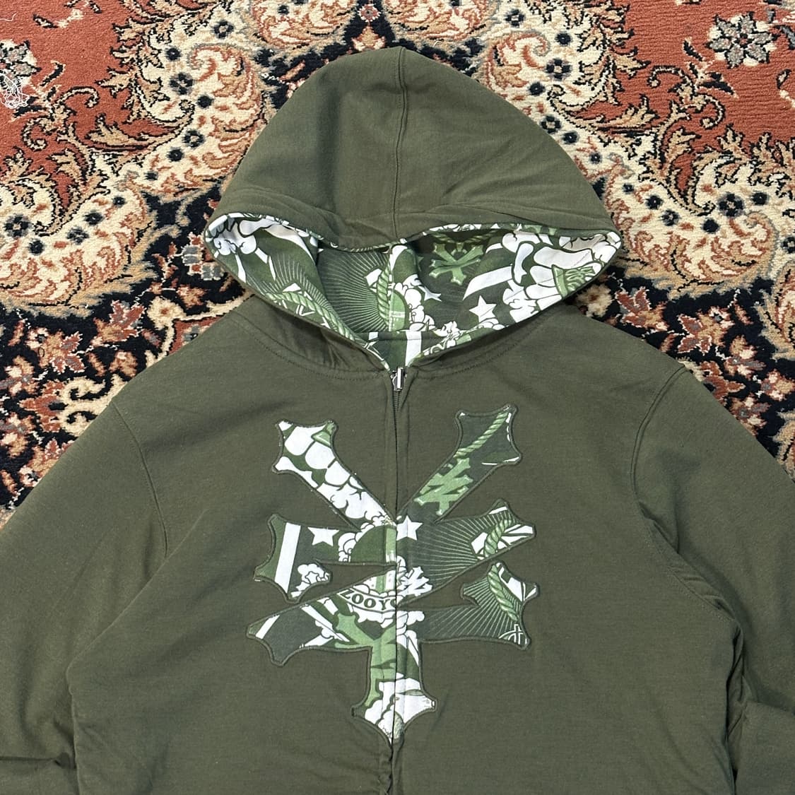 Zoo York 쥬욕 리버시블 후드집업 (S-M) 상품이미지2