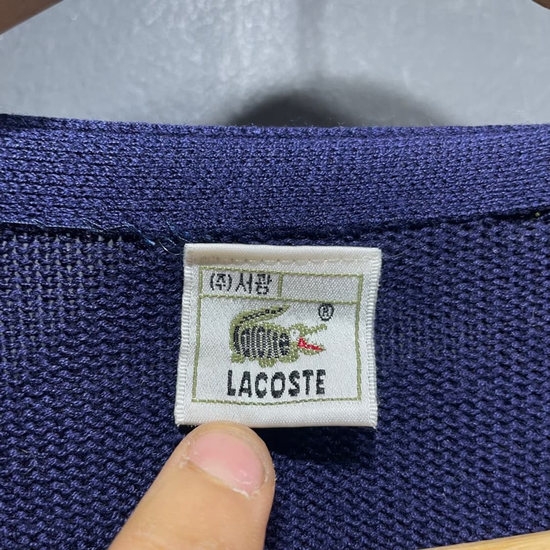 라코스테 베이직 가디건 상품이미지5