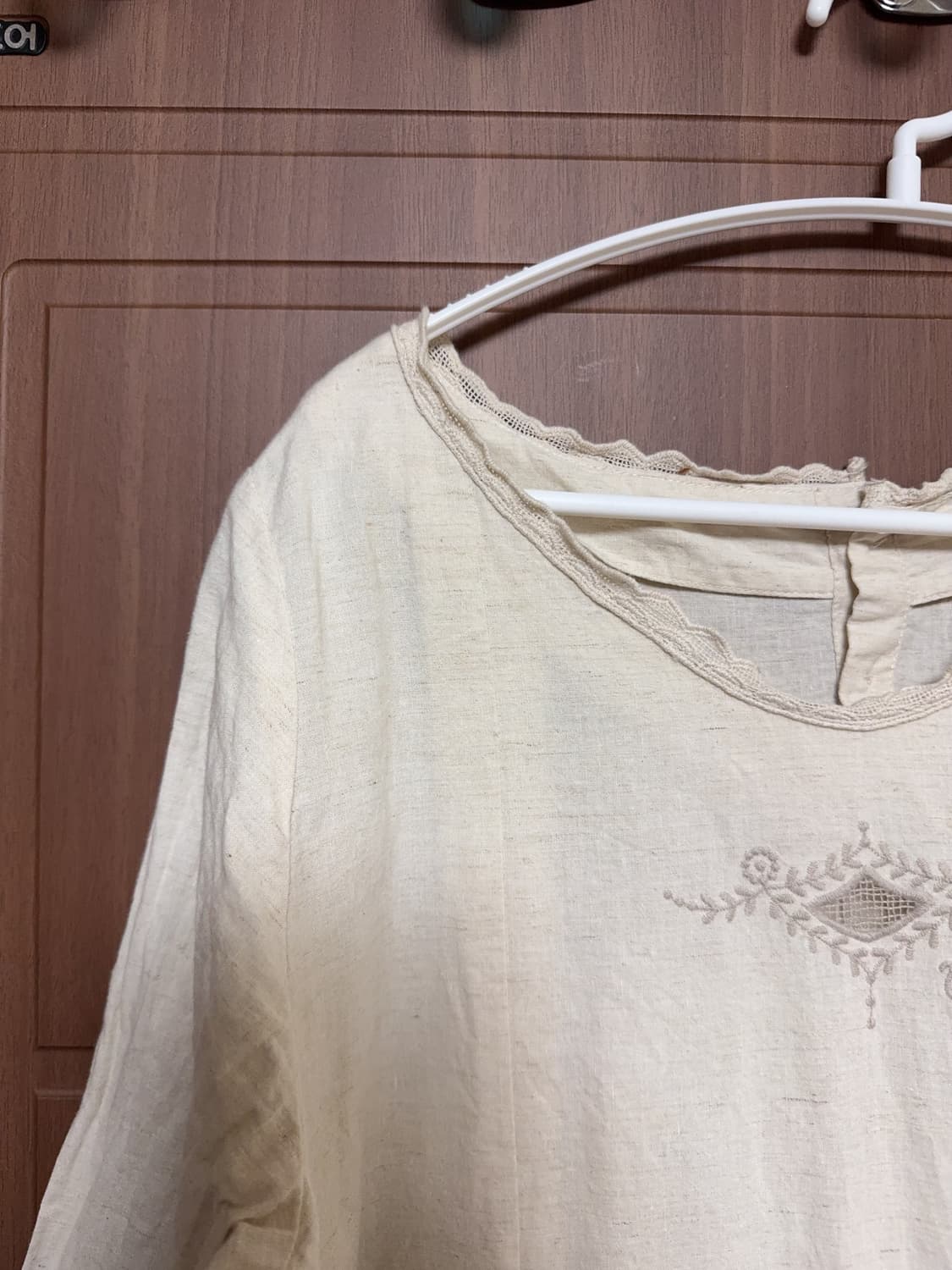 모리걸 하구미 일본 빈티지 사만사모스 아이보리 레이스 자수 롱 원피스 상품이미지2