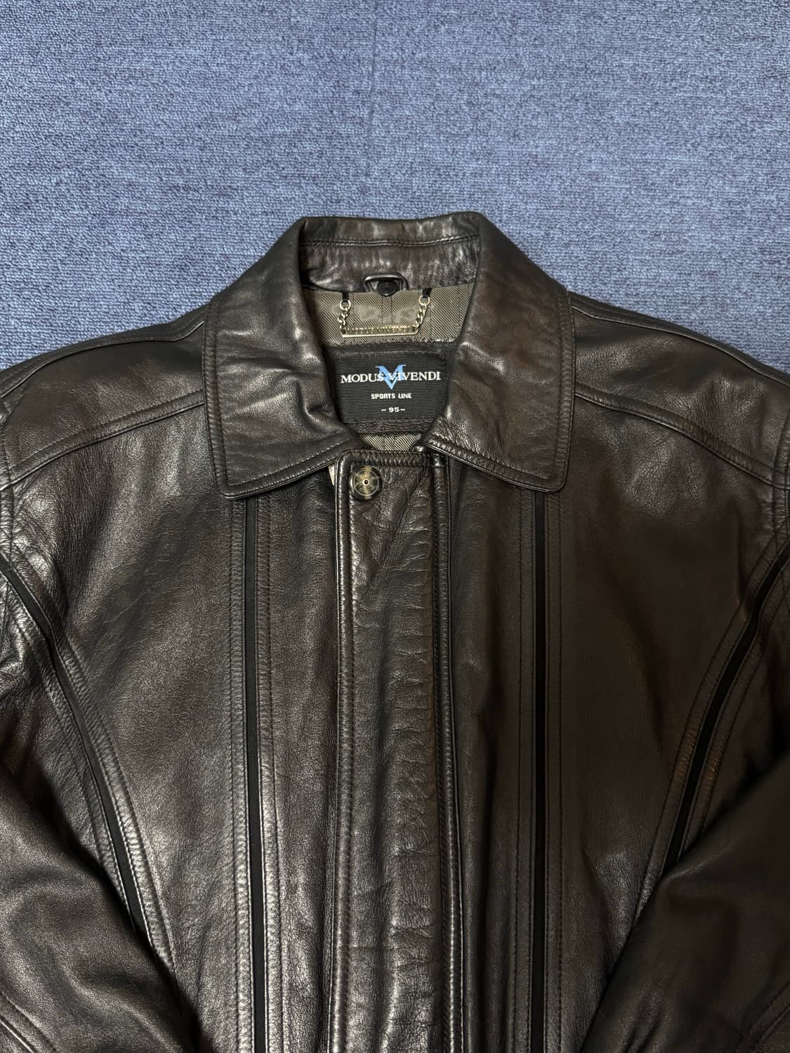 [M] 빈티지 램스킨 레더자켓 상품이미지2