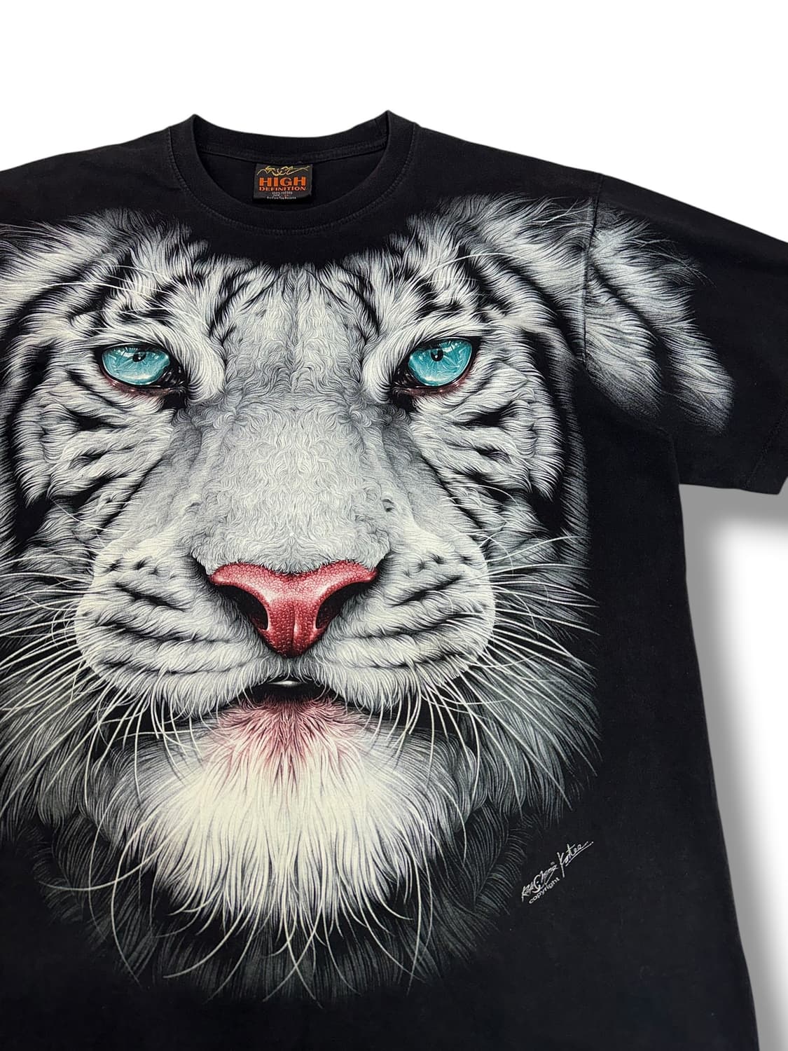 하이데피니션 백호 프린팅 티셔츠 (XL)  상품이미지2