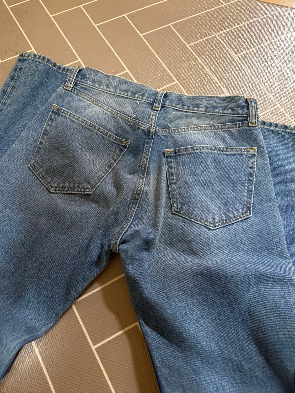 메종마르지엘라 5포켓 백스티치 데님 상품이미지4