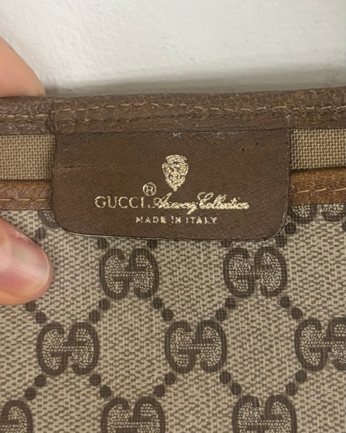 구찌 GG 수프림 웹 쉐리 라인 토트백 상품이미지7