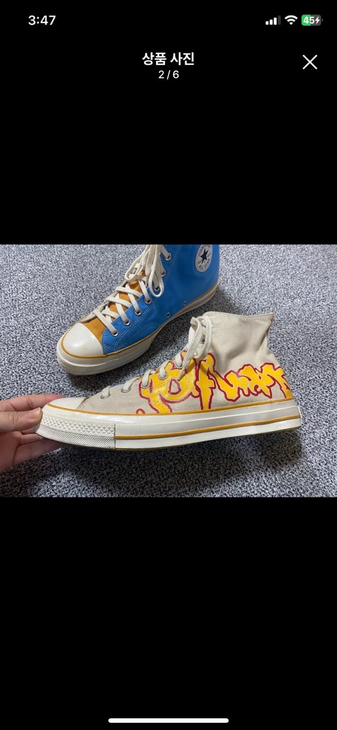 [Converse] 컨버스 Golf Wang 척70하이 300사이즈 상품이미지2