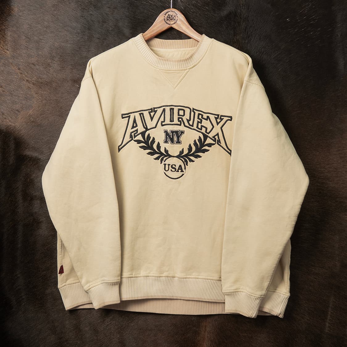 [120] 90s~ 아비렉스 자수 로고 스웻셔츠  상품이미지1