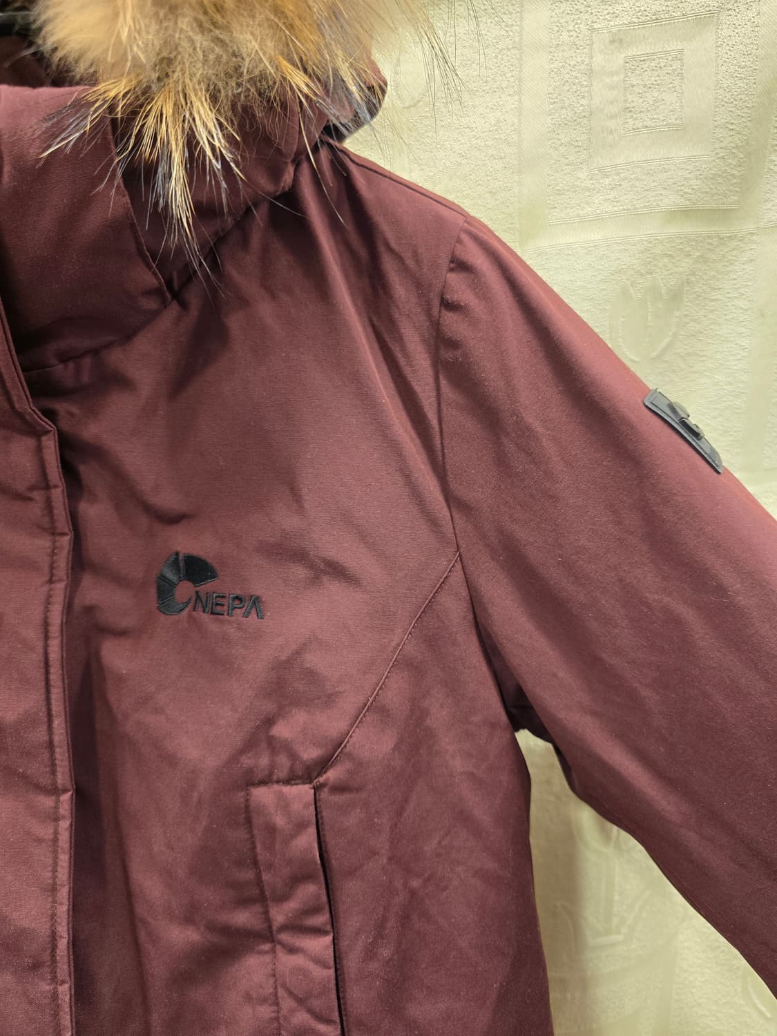 네파 여성 구스다운 패딩 90 (S) 버건디 상품이미지3