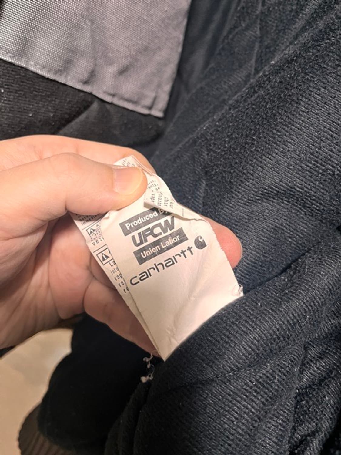 made in usa 칼하트 후드자켓 j140gvl xl helmet패치 상품이미지5