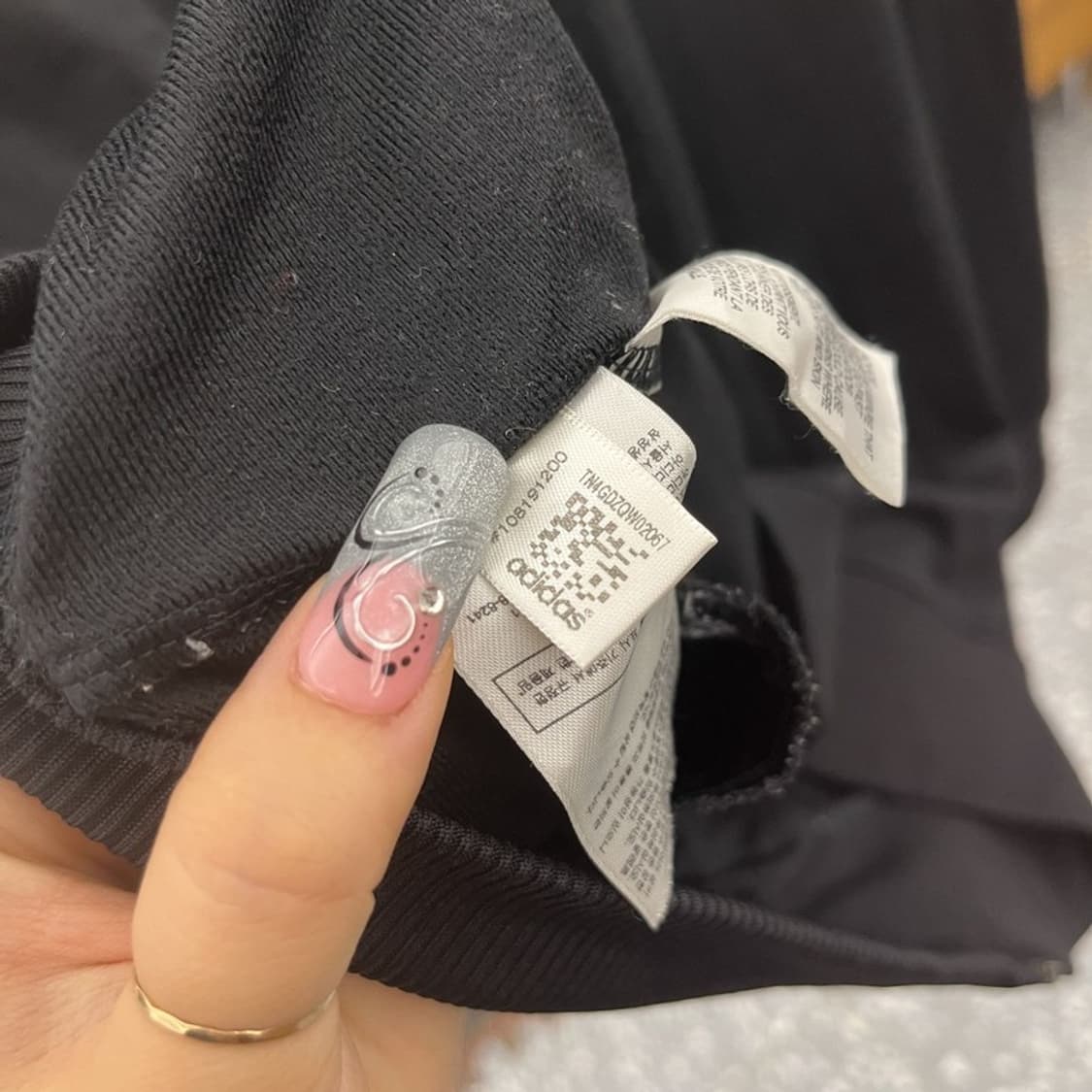 아디다스 빈티지 오리지널 파이어버드 검흰 져지 집업 105 C12575 상품이미지7