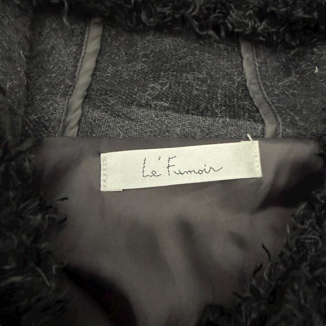 JPN 부클 퍼 디테일 후드 숏코트 하프코트 상품이미지7