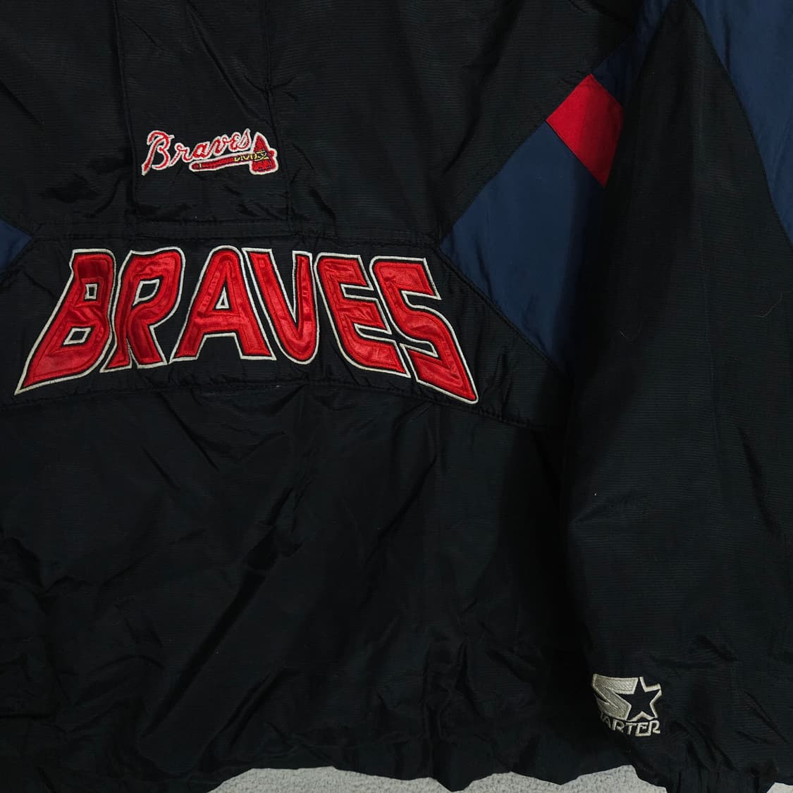 스타터 애틀란타 브레이브스 아노락 점퍼 XXL 상품이미지4