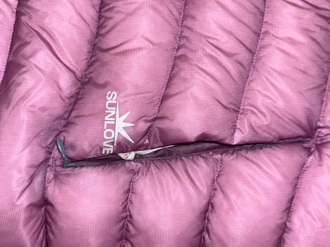 썬러브 플라이 라이트 다운 자켓 핑크 S 슬기착용 상품이미지3