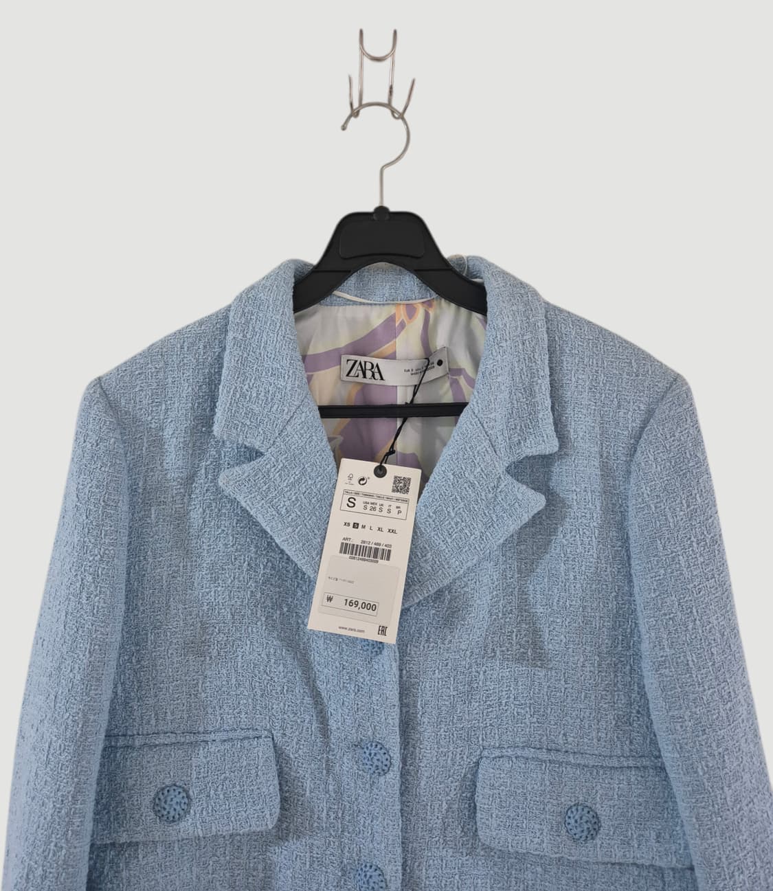 새상품[S]자라 여자 트위드자켓 상품이미지2