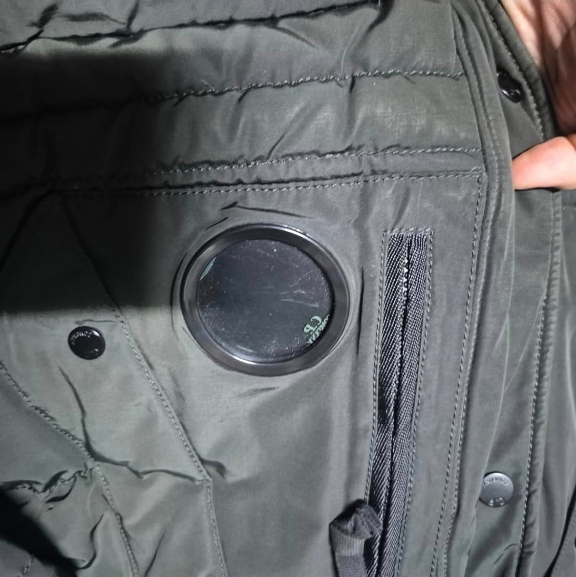 00's CP 컴퍼니 고글 덕 다운 후드 푸퍼 패딩 L 정품 상품이미지2