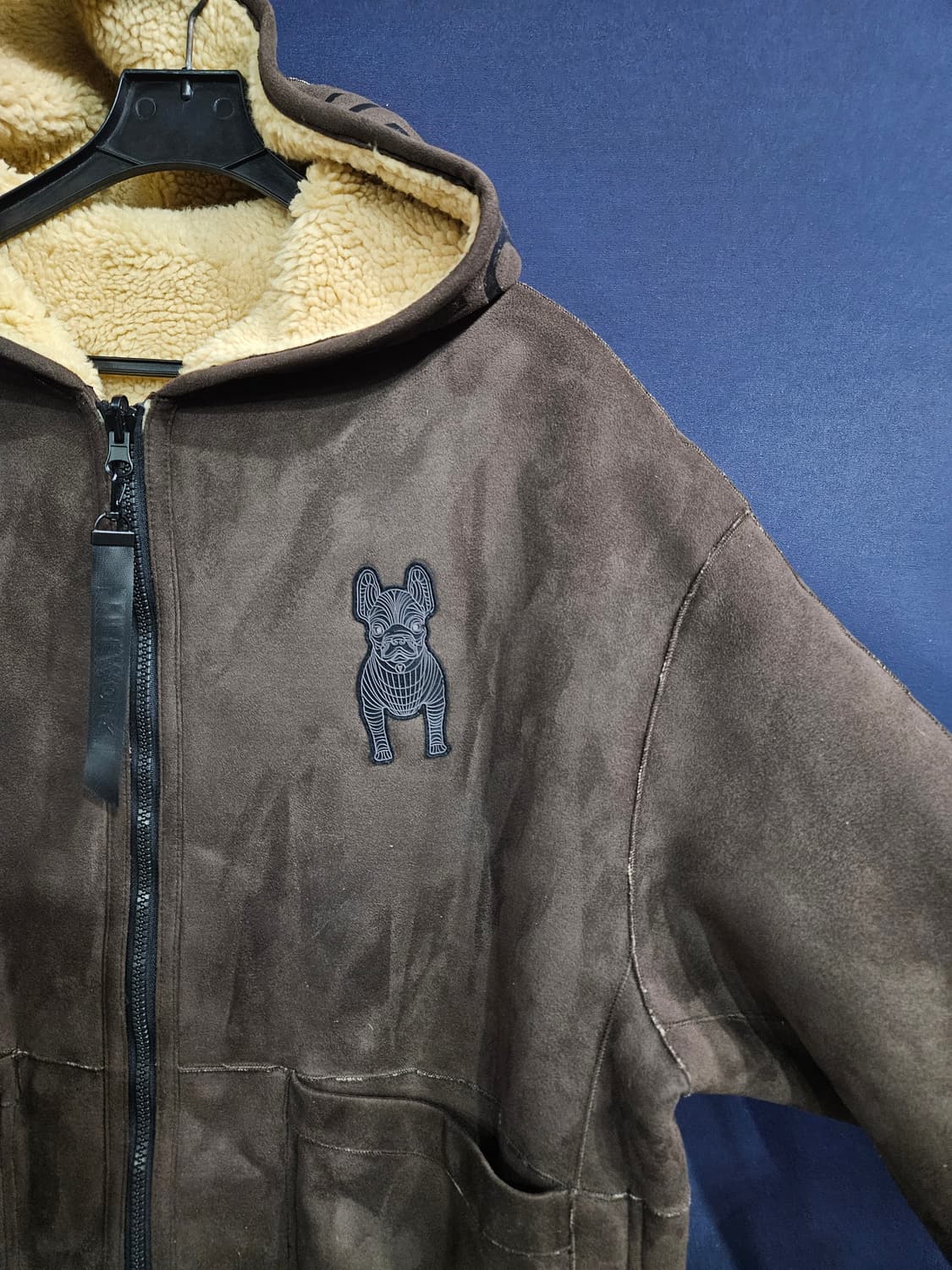 라이프워크 브라운컬러 남성 오버핏 105 양면 롱무스탕  상품이미지6