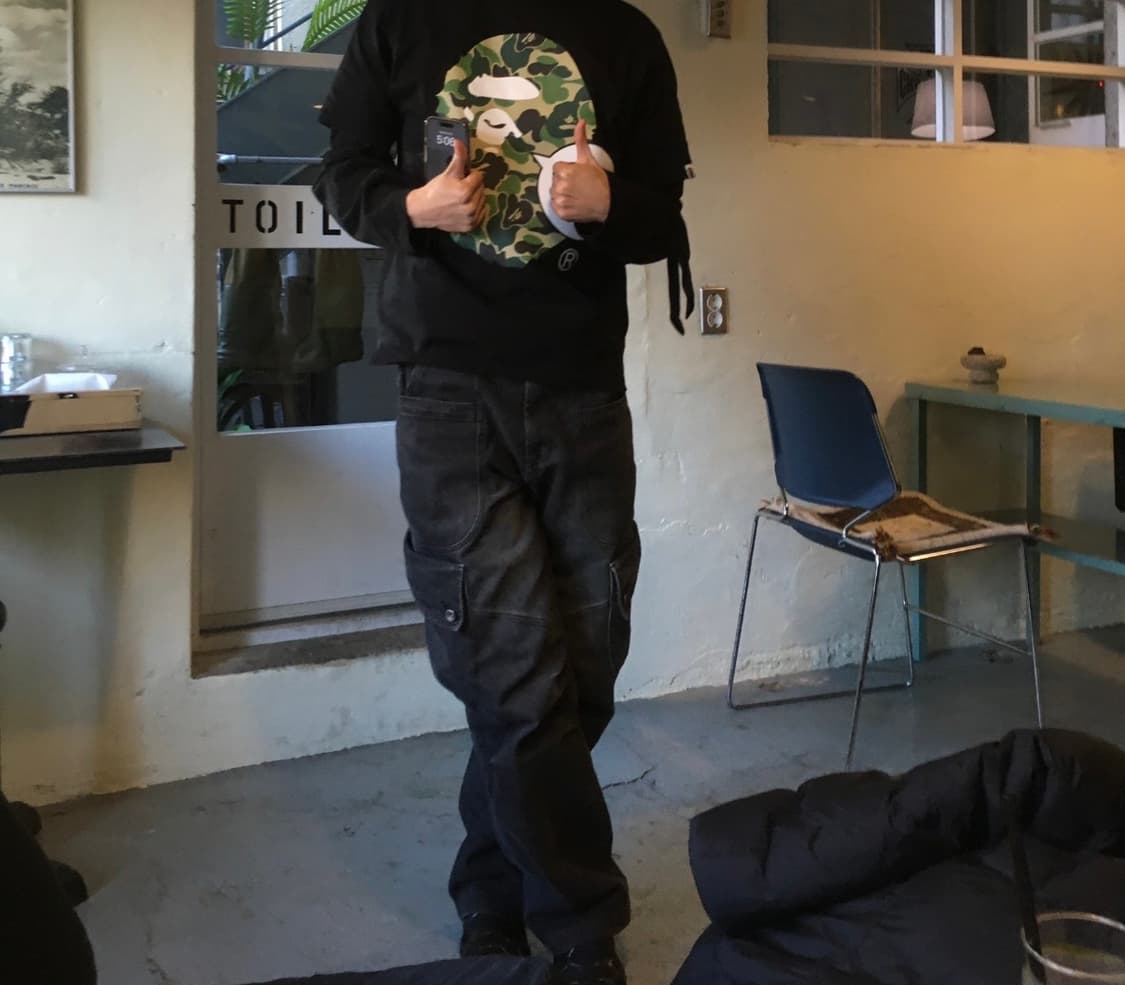 베이프 카모 반팔 L 상품이미지1