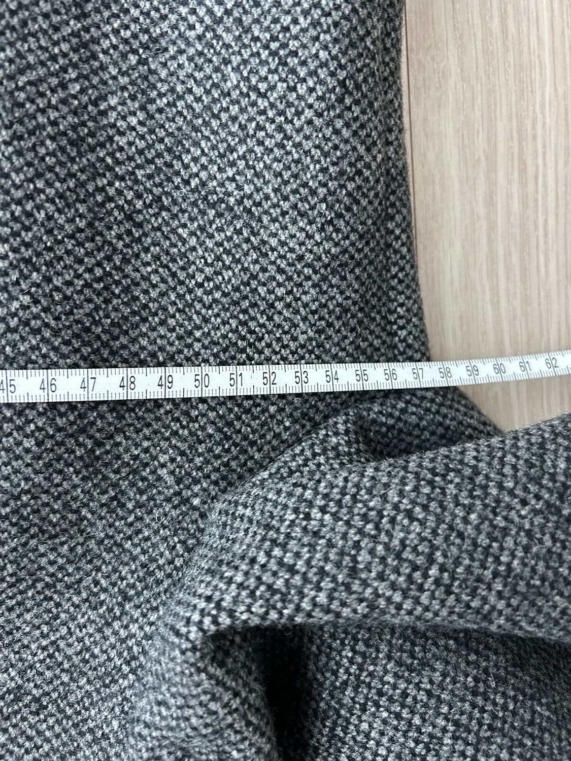 빈티지 아쿠아스큐텀 퓨어램스울 트위드 코트 상품이미지10