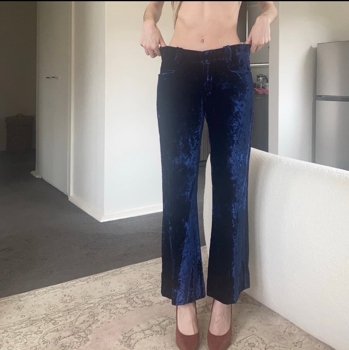 04FW Runway Velvet Tuxedo Trousers 상품이미지3