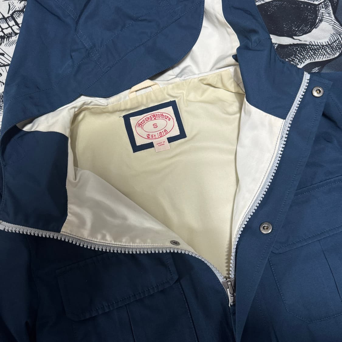 브룩스브라더스 후드자켓 바람막이 S사이즈 상품이미지3