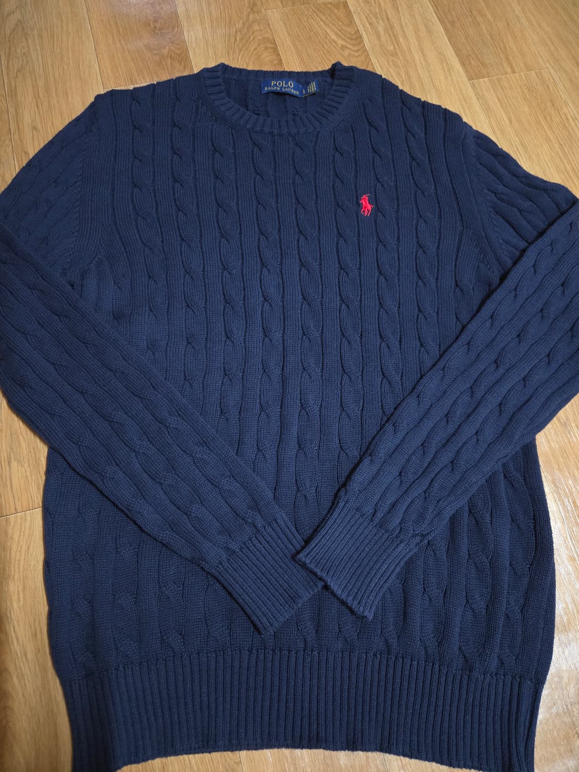 폴로 랄프로렌 남성 케이블 니트(L사이즈) 상품이미지1
