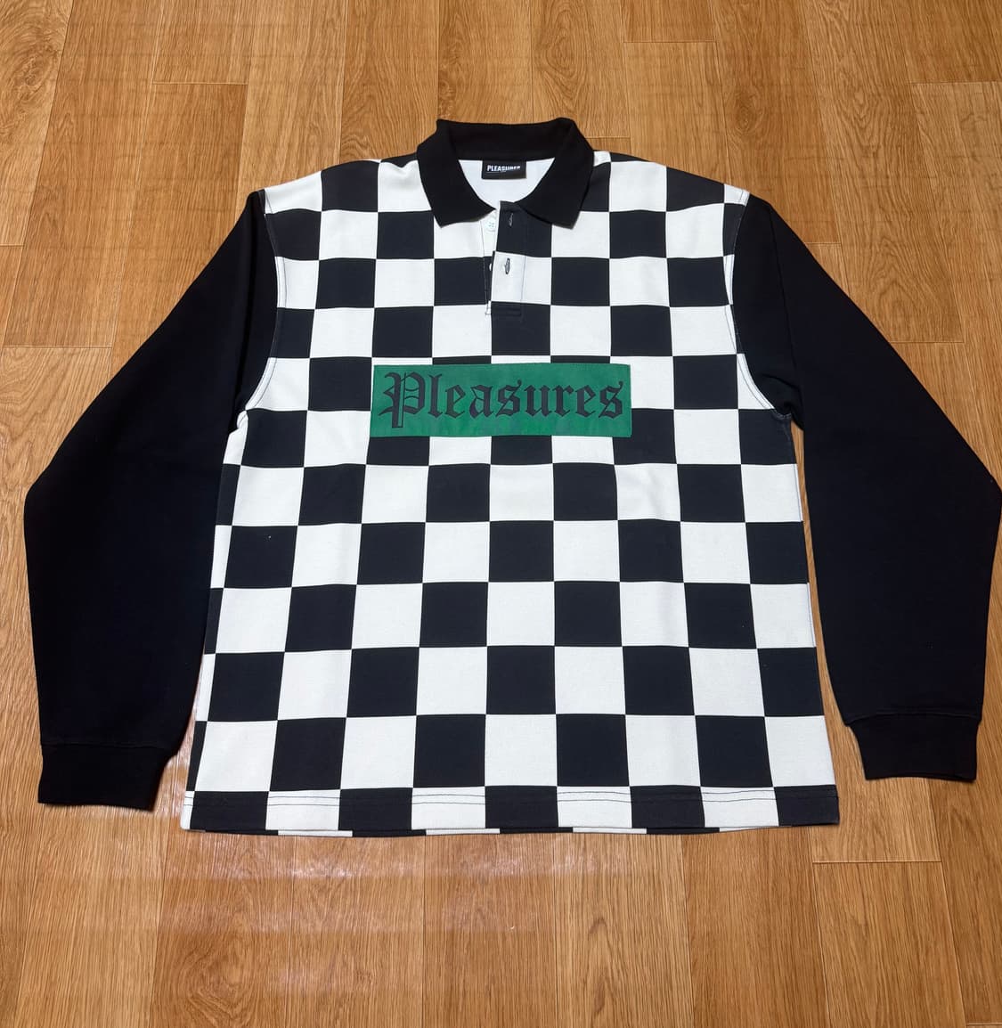 플레져스 레이서 폴로 블랙 상품이미지1