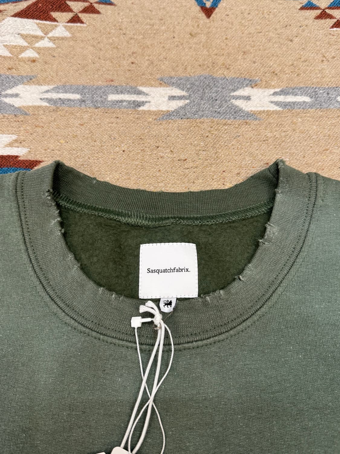 [XL] 사스콰치패브릭스 빈티지 스웻셔츠 올리브 상품이미지4