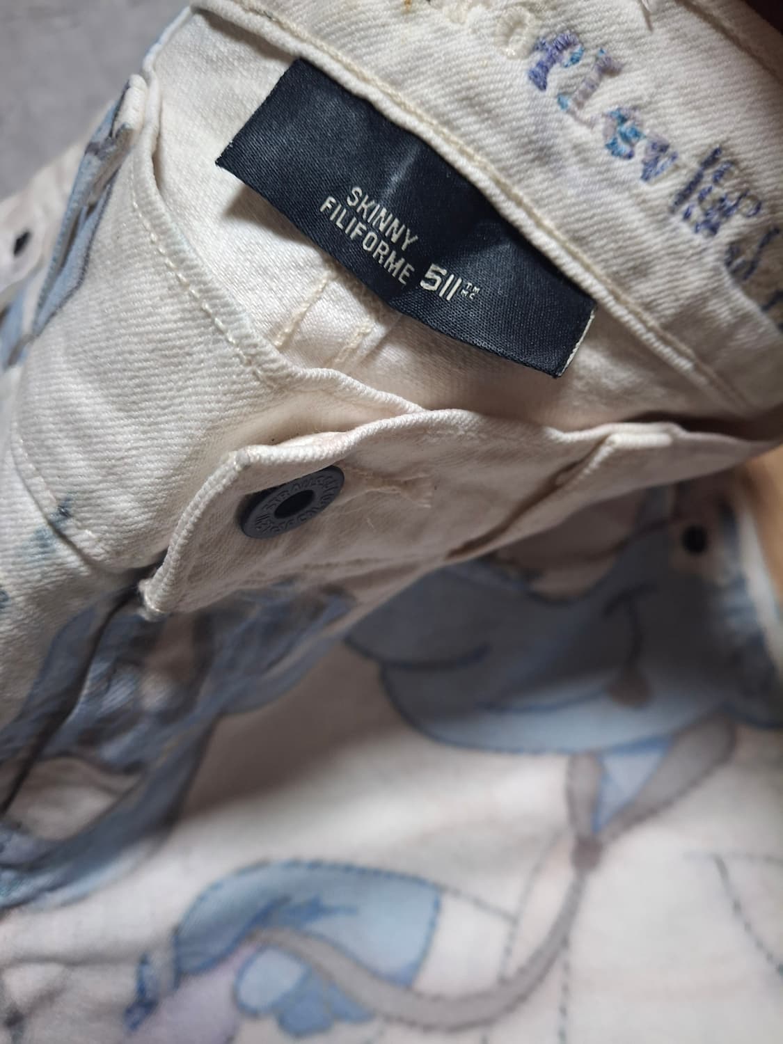 리바이스 511 스머프 커스텀 스키니 진 상품이미지6