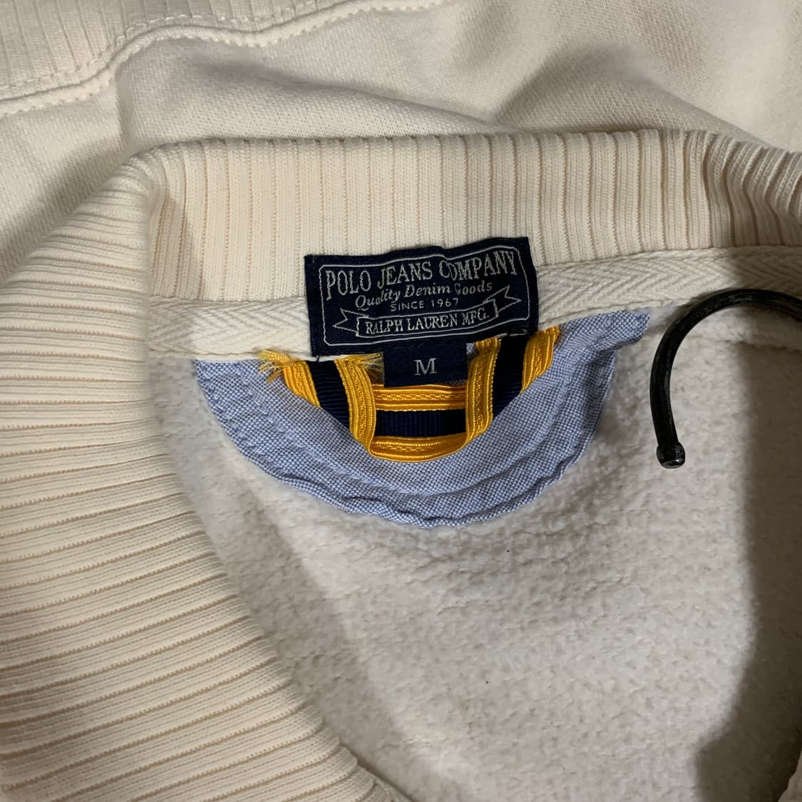 폴로 성조기 방패패치 니트집업 상품이미지7