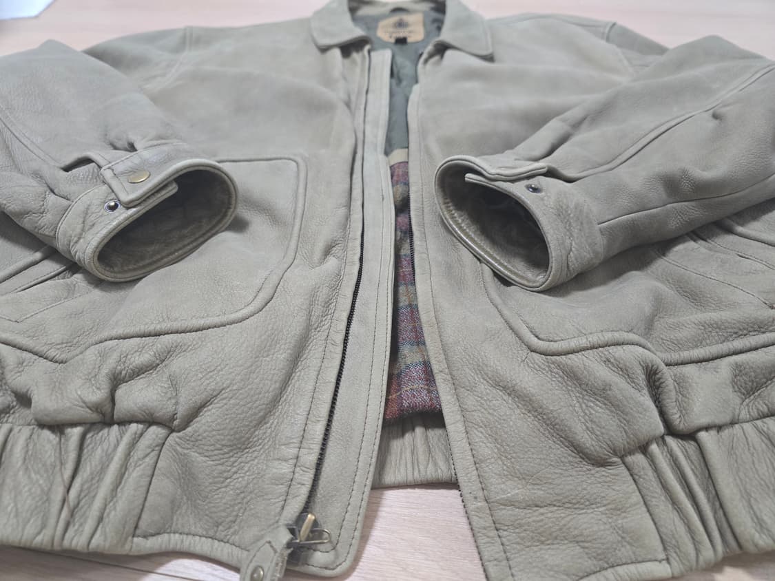 The Territory Ahead 빈티지 스웨이드 가죽 봄버 자켓 XL 상품이미지2