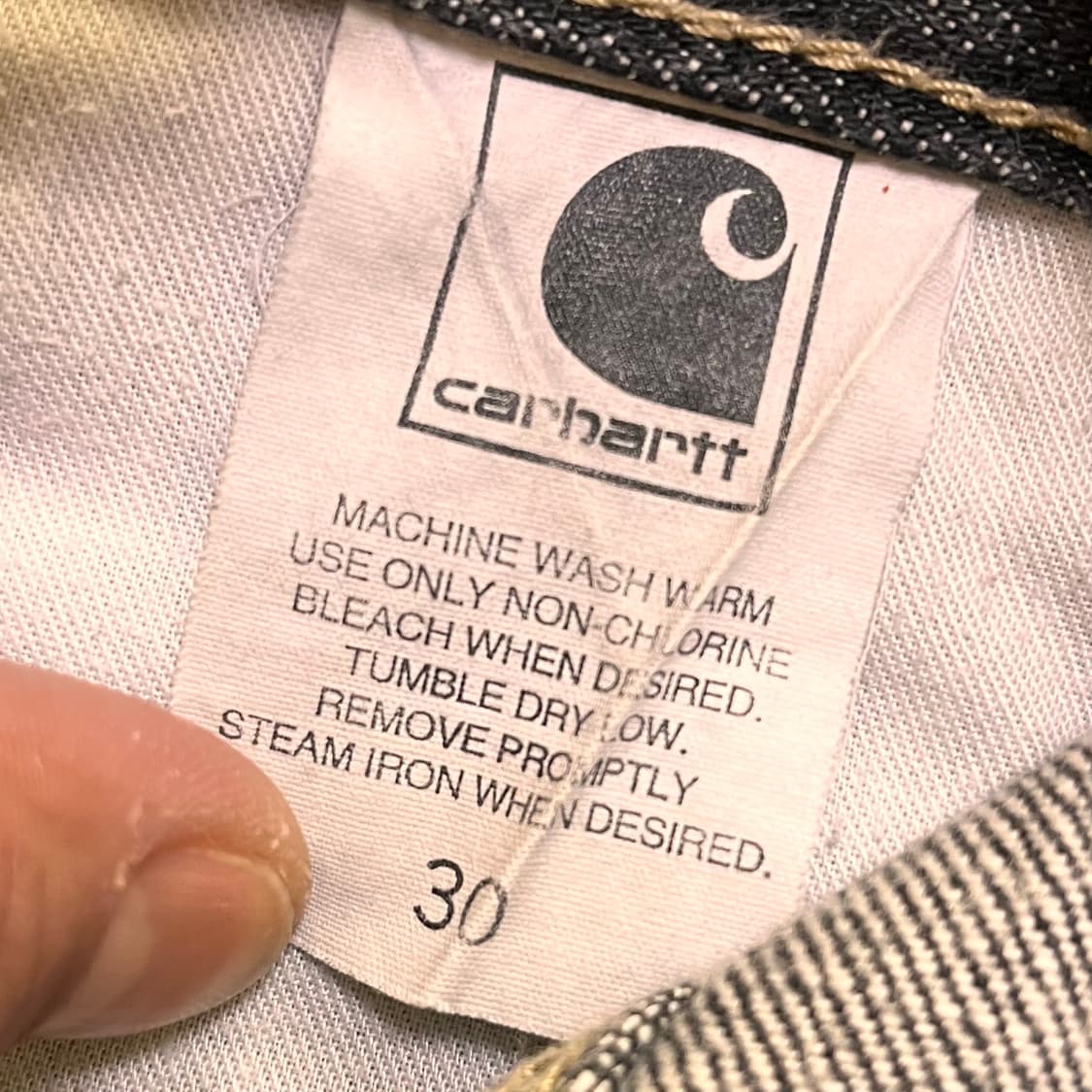 칼하트 0084 블랙진 데님팬츠 30X34 상품이미지5