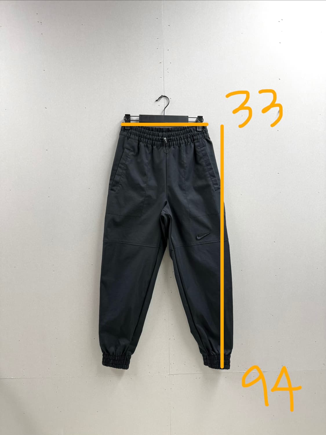 여성 M / 나이키 조거팬츠 블랙 상품이미지2