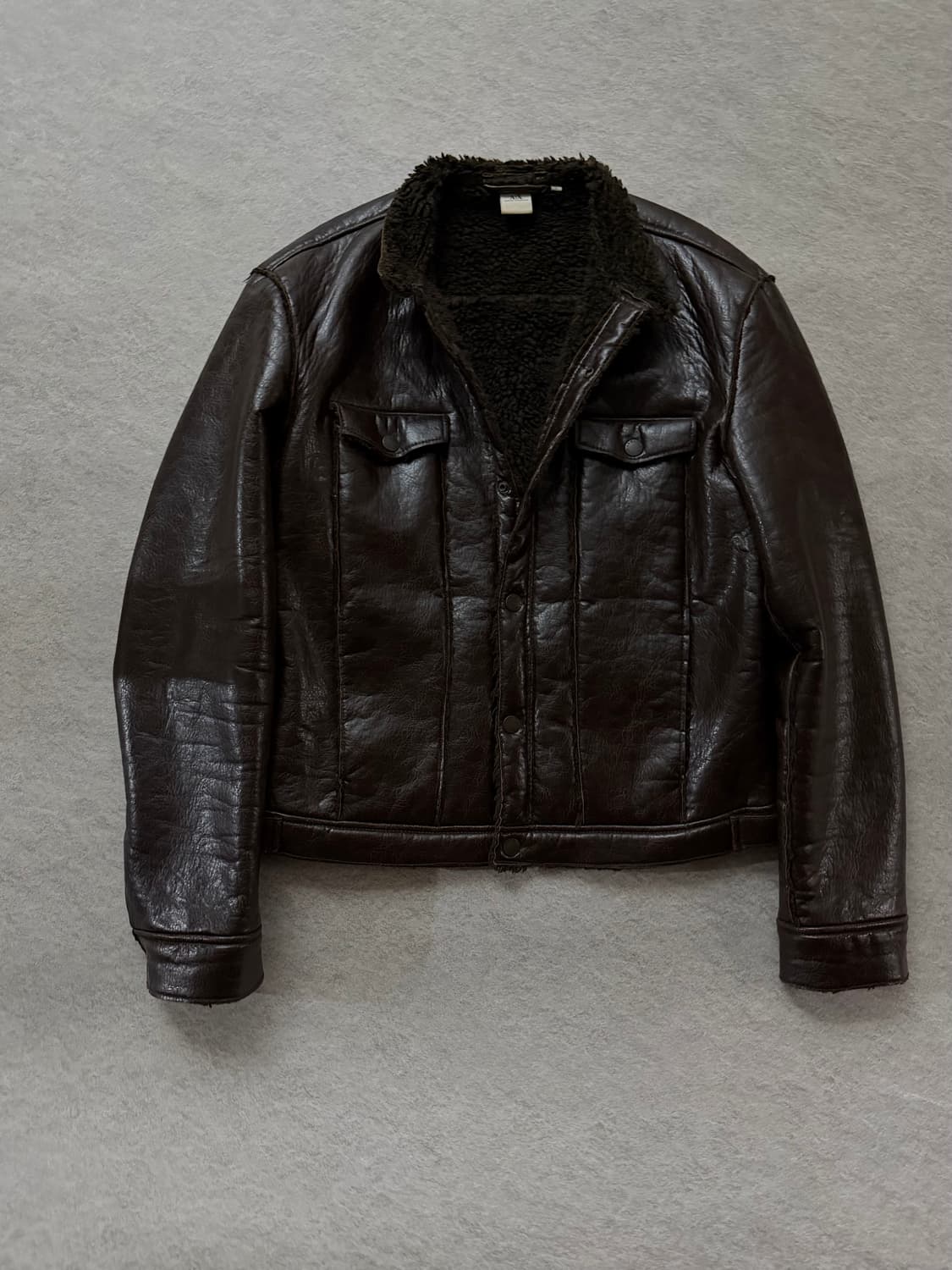 아르마니 익스체인지 퍼 라이닝 자켓 상품이미지2