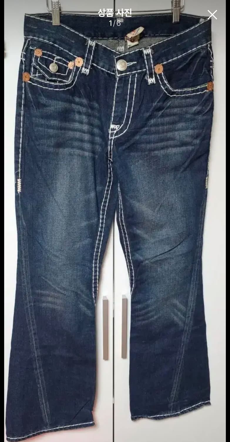 트루릴리전 부츠컷 진청 34사이즈 상품이미지1