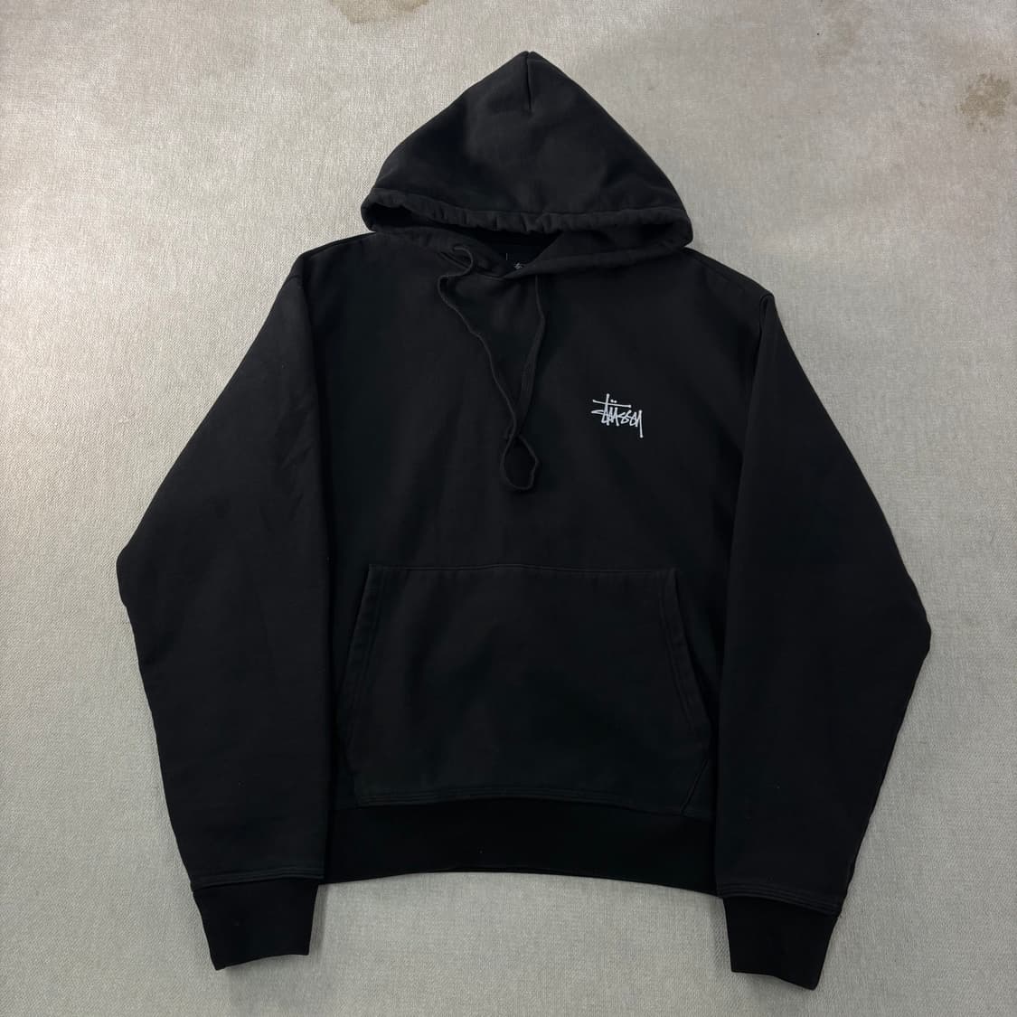 100 스투시 베이직로고 후드티 상품이미지2