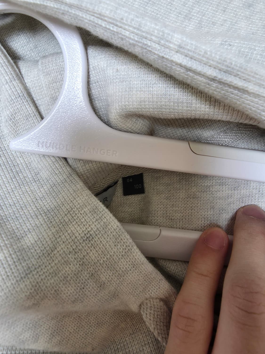 4) 벨리에 크롭 후디 집업 크림 상품이미지6