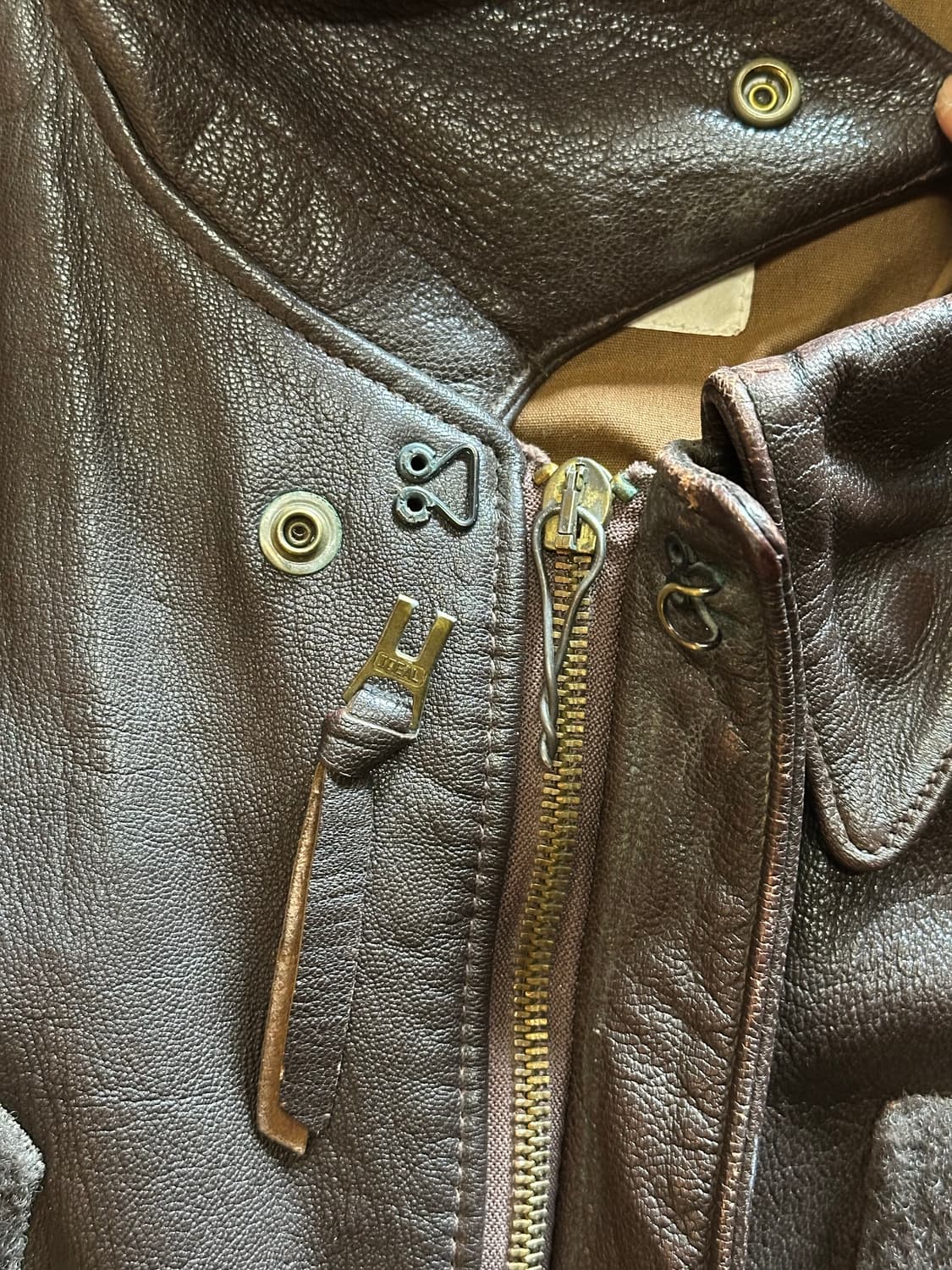 USA A-2 고트스킨 플라이트 자켓 - 46L 상품이미지8