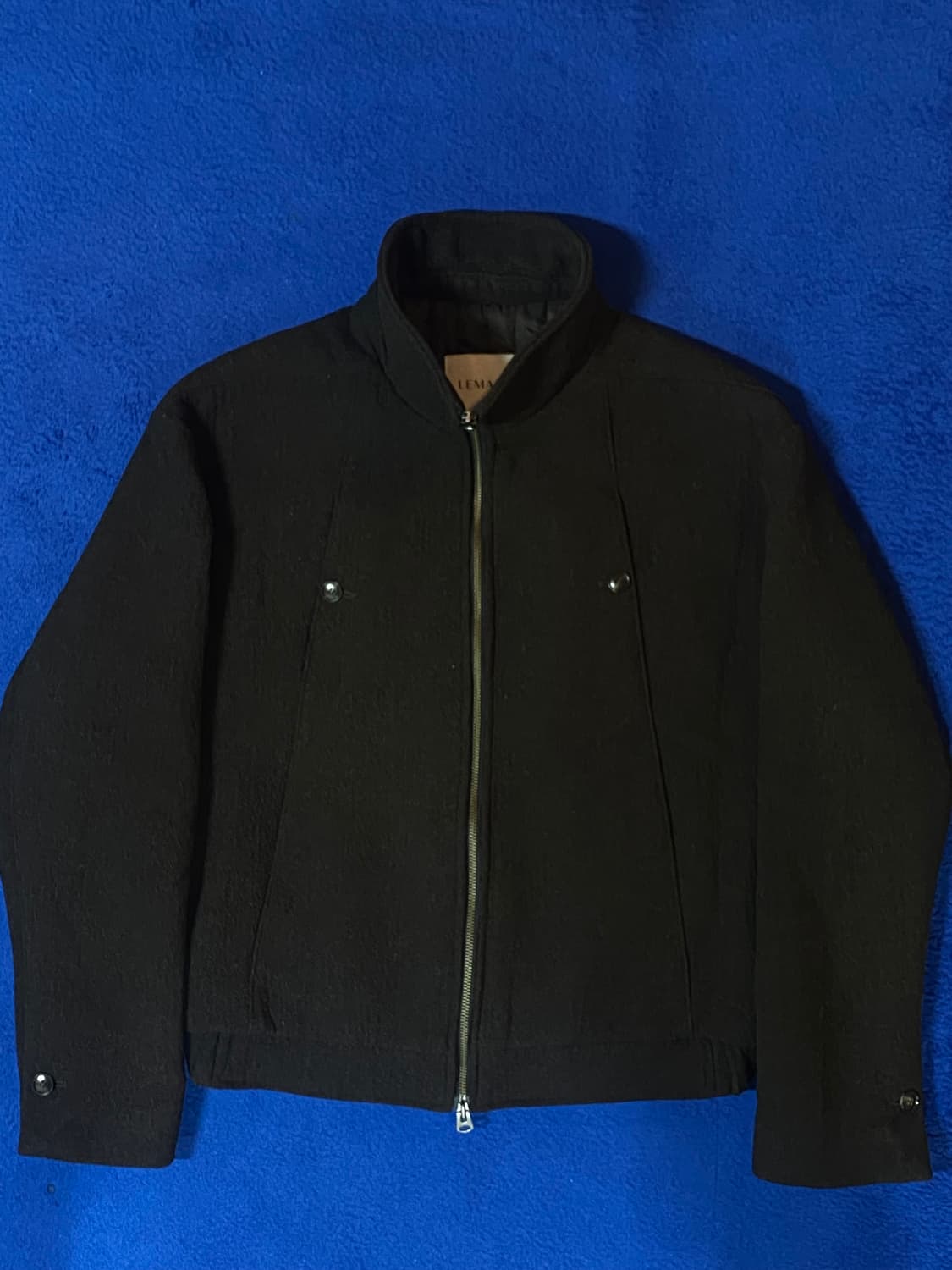 LEMARD 르마드 남성 울 더블 포켓 자켓 블랙 2사이즈 상품이미지2