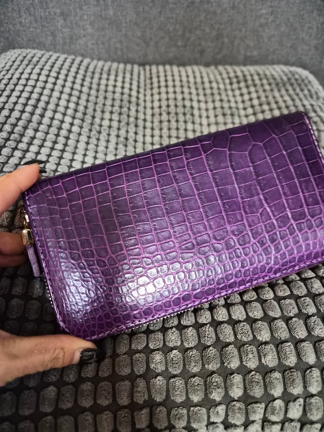 리얼악어가죽 장지갑 상품이미지1